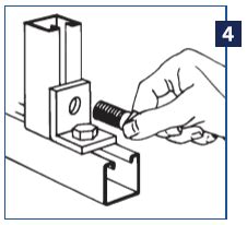 how to connect unistrut together.